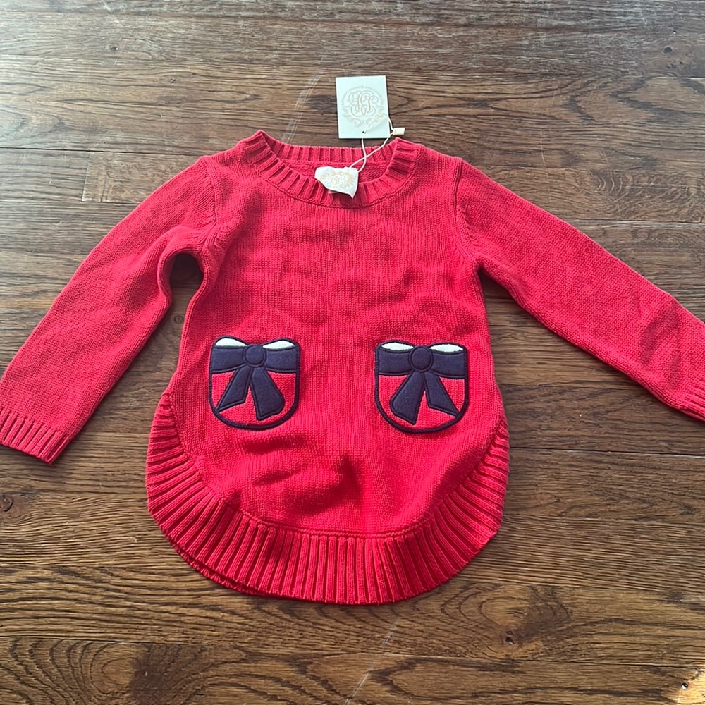 TBBC gorgeous navy bow sweater